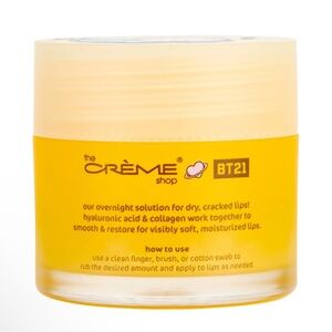 The Crème Shop BT21 Mango Smoothie overnight Glaze lip mask